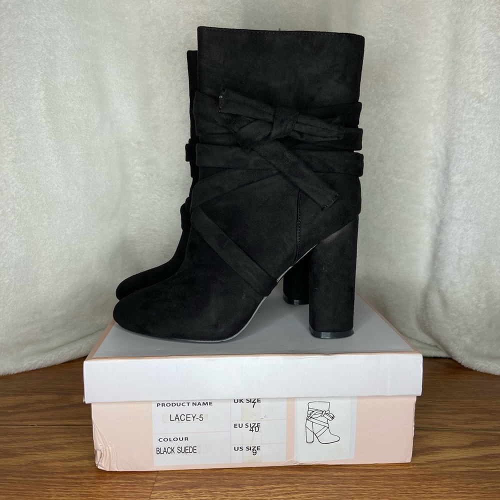 Suede Booties